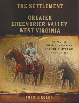 book's cover picture, with horseback travel re-enactment photo